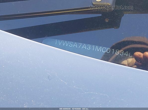 1VWSA7A31MC018340 2021 VOLKSWAGEN PASSAT Синий 