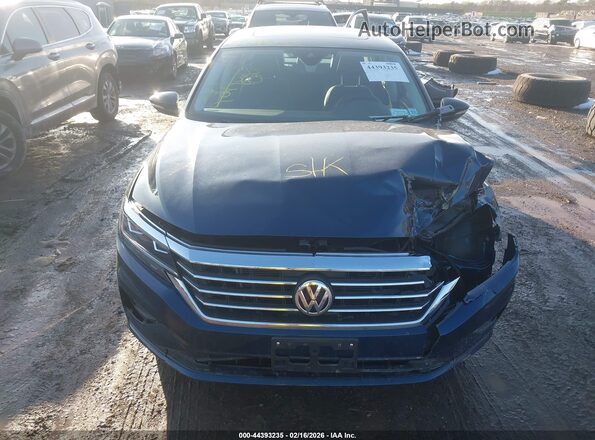 1VWSA7A31MC018340 2021 VOLKSWAGEN PASSAT Синий Вид щитка приборов