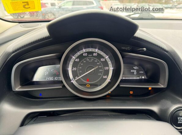 JM1DKBC78G0105203 2016 MAZDA CX-3 Красный Вид панели приборов