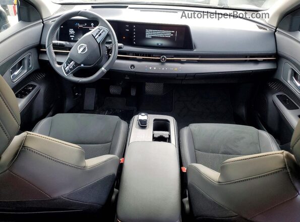 JN8AF0BE0SM463736 2025 NISSAN ARIYA Gray ხელსაწყოთა პანელის ხედი