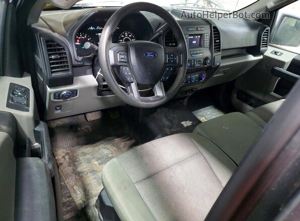 1FTEX1CB8KKC28579 2019 FORD F150 Gray Առջևի վահանակի տեսք