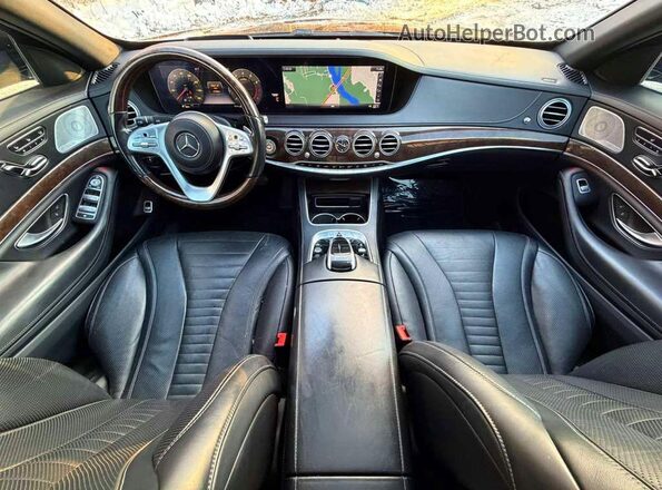 WDDUG8GBXKA428437 2019 MERCEDES-BENZ S Черный Вид задних сидений