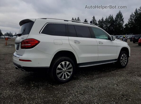 4JGDF6EE3HA975021 2017 MERCEDES-BENZ GLS Белый Передняя правая четверть