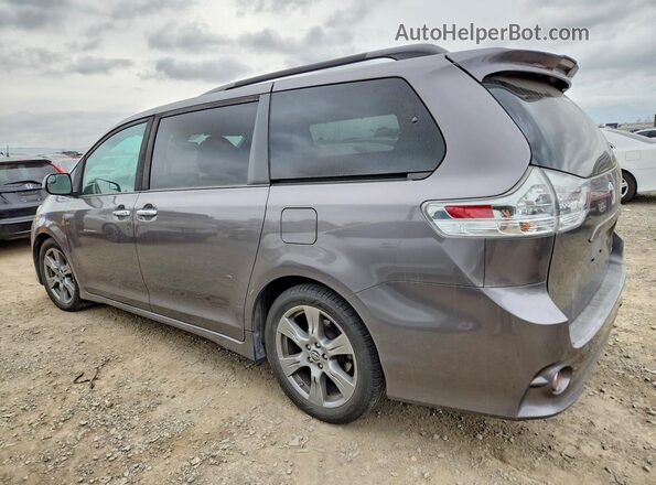 5TDXZ3DC2JS950630 2018 TOYOTA SIENNA Серый Задняя правая четверть