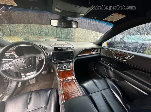1LN6L9PK3K5604558 2019 LINCOLN CONTINENTA Серый Вид задних сидений