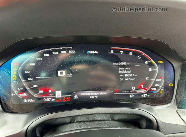 WBS33BA05PCM43860 2023 BMW M4 Green Vista de los asientos traseros