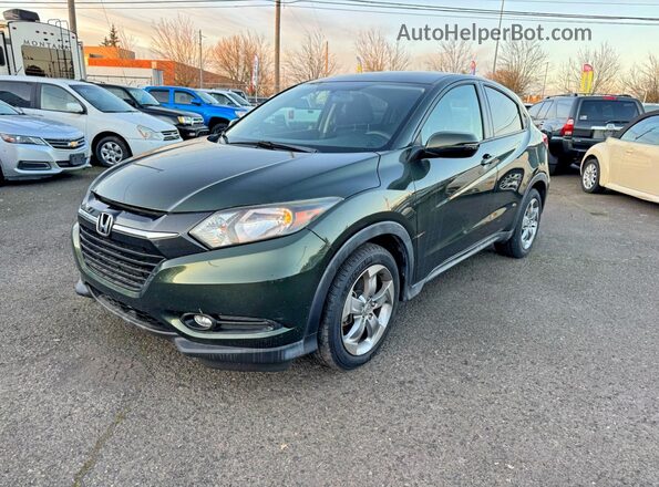 3CZRU5H55HM709616 2017 HONDA HR-V Зеленый Задняя правая четверть