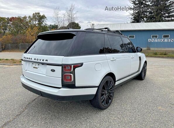 SALGS5RE8KA525544 2019 LAND ROVER RANGE ROVER Белый Передняя правая четверть