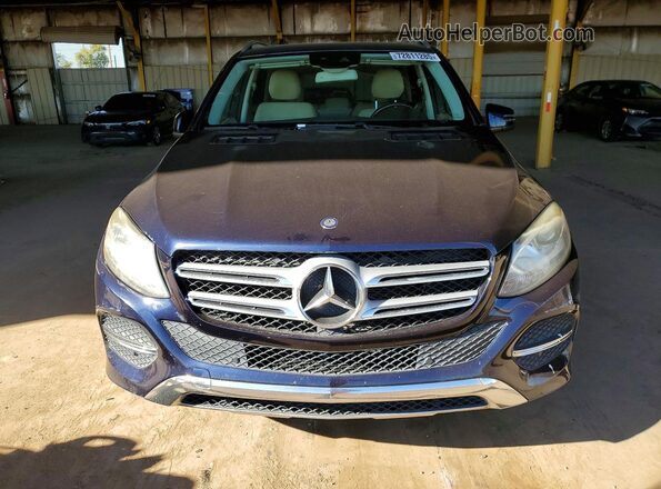 4JGDA5JB2GA699742 2016 MERCEDES-BENZ GLE Blue Widok z tyłu