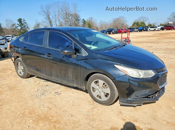 1G1BC5SM8G7263456 2016 CHEVROLET CRUZE Black Widok z przodu
