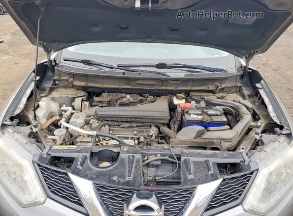 KNMAT2MV7GP626014 2016 NISSAN ROGUE Gray Vista de la etiqueta del VIN