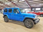 2025 Jeep Wrangler Sahara Blue vin: 1C4PJXEN1SW644941