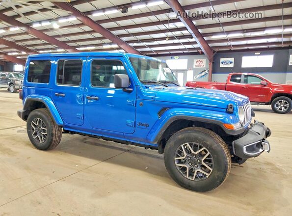 1C4PJXEN1SW644941 2025 JEEP WRANGLER Blue Widok z przodu