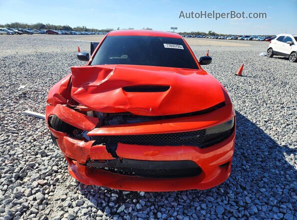 2C3CDXCT2MH588599 2021 DODGE CHARGER Orange Rear view