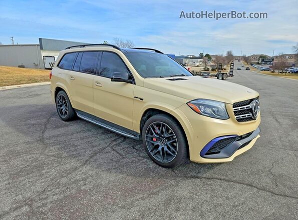 4JGDF7FE7HA788322 2017 MERCEDES-BENZ GLS-CLASS Red Tył lewy