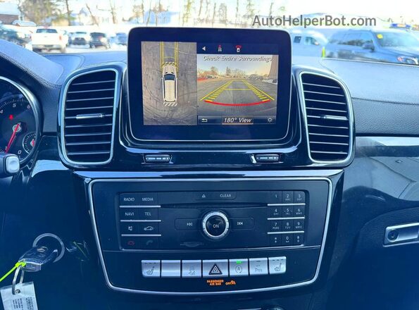 4JGDF6EEXJB178409 2018 MERCEDES-BENZ GLS Серебряный Вид салона спереди
