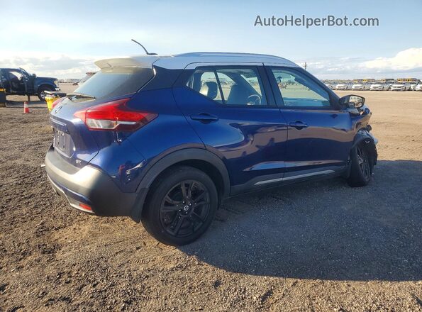 3N1CP5CU7KL491535 2019 NISSAN KICKS Blue Przód prawy