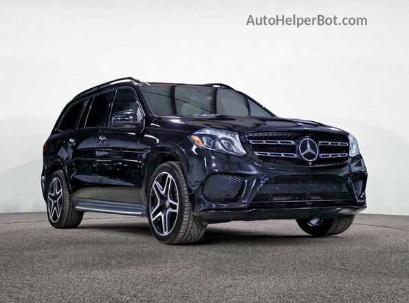 4JGDF7DE5HA817819 2017 MERCEDES-BENZ GLS Черный Задняя левая четверть