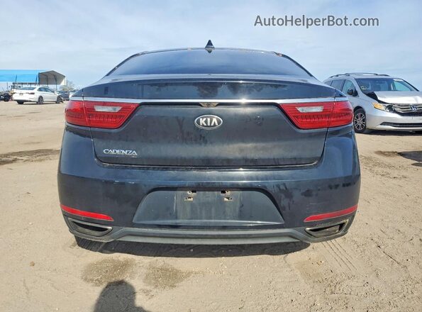 KNALB4J12H5091869 2017 KIA CADENZA Black Widok wnętrza z przodu