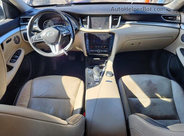 3PCAJ5M19KF125679 2019 INFINITI QX50 Gray Вид щитка приладів