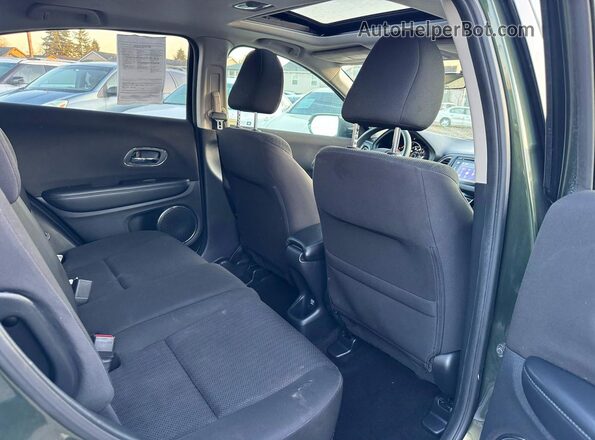 3CZRU5H55HM709616 2017 HONDA HR-V Зеленый Вид салона спереди
