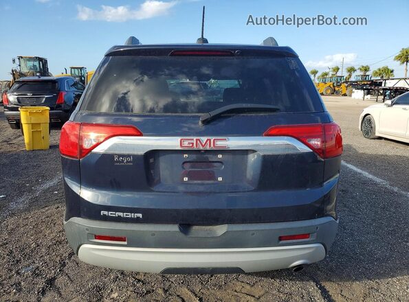 1GKKNLLA9HZ266368 2017 GMC ACADIA Синий Вид салона спереди