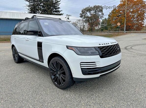 SALGS5RE8KA525544 2019 LAND ROVER RANGE ROVER Белый Задняя левая четверть