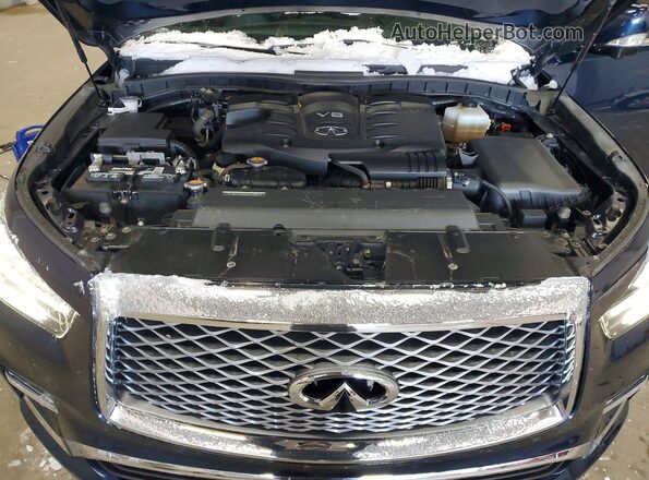 JN8AZ2AE2M9270644 2021 INFINITI QX80 Синий Вид наклейки с VIN-кодом