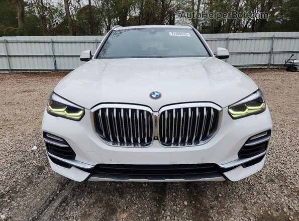 5UXCR6C53KLL35234 2019 BMW X5 Белый Вид сзади