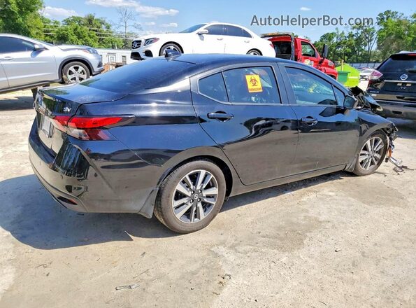 3N1CN8EV6NL866770 2022 NISSAN VERSA Black Delantero derecho