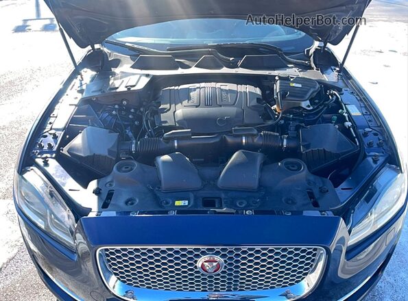 SAJWA2G7XH8W10685 2017 JAGUAR XJL Синий Вид панели приборов