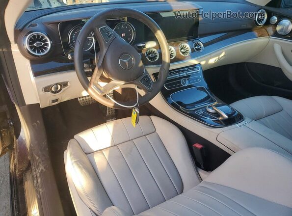 WDD1J6FB5JF024201 2018 MERCEDES-BENZ E-CLASS Blue Instrument cluster view