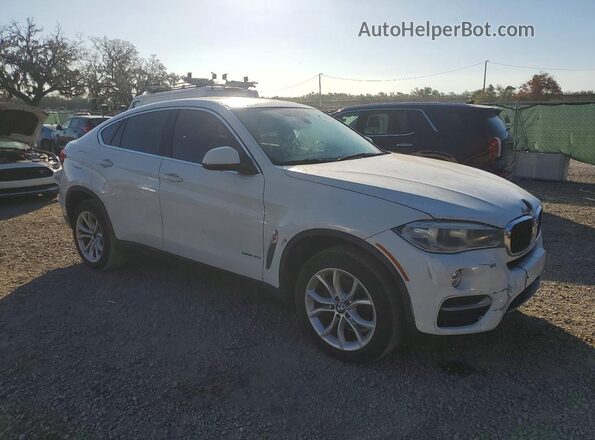 5UXKU0C50G0F92144 2016 BMW X6 Белый Вид спереди