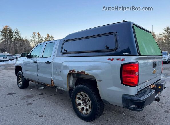 1GCVKNEH9GZ351751 2016 CHEVROLET SILVERADO Серебряный Передняя правая четверть