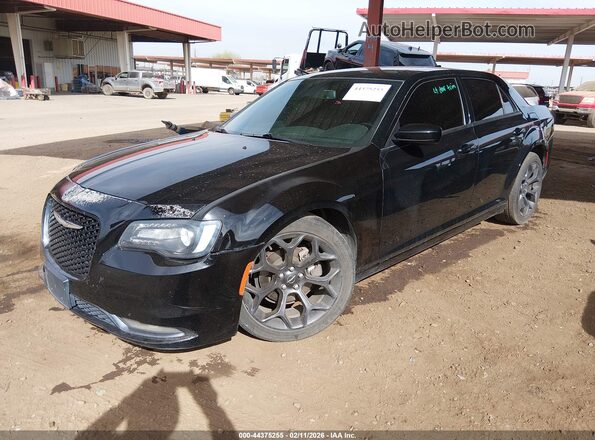 2C3CCABG2KH585459 2019 CHRYSLER 300 Черный Передняя левая четверть