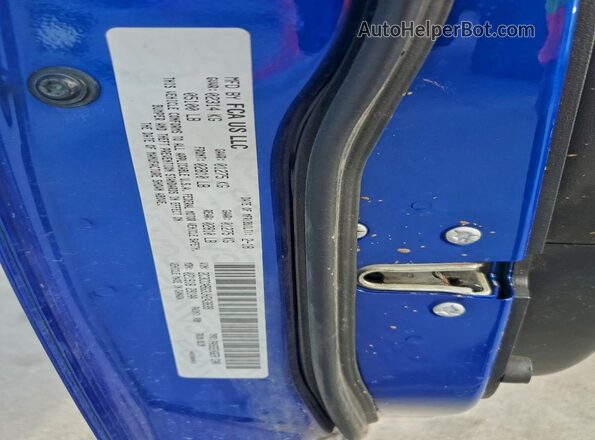 2C3CCABG3JH243839 2018 CHRYSLER 300 Синий Вид наклейки с VIN-кодом