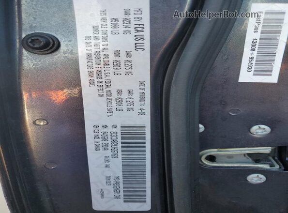 2C3CCABG9JH267028 2018 CHRYSLER 300 Черный Вид наклейки с VIN-кодом