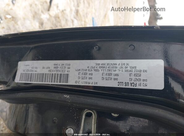 2C3CCAGG6LH141964 2020 CHRYSLER 300 Black Engine compartment view
