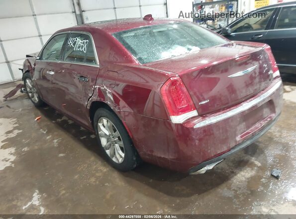2C3CCAKG6HH647650 2017 CHRYSLER 300 Бордовый Задняя левая четверть