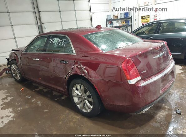 2C3CCAKG6HH647650 2017 CHRYSLER 300 Бордовый Вид задней части салона