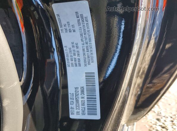2C3CDAMP5TR212115 2026 DODGE CHARGER Черный Вид наклейки с VIN-кодом