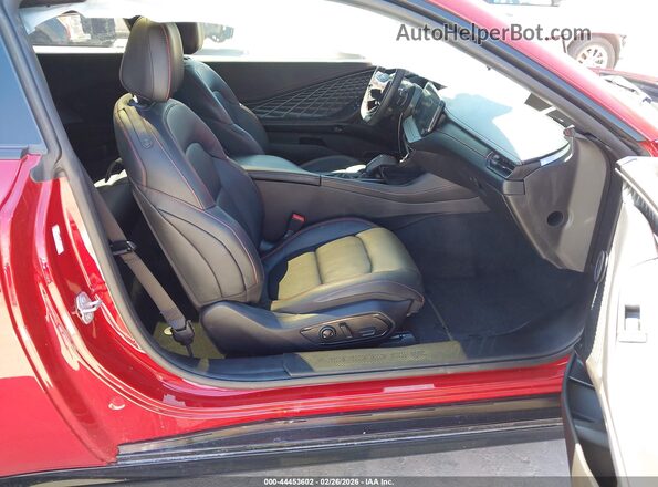 2C3CDBCK2RR206518 2024 DODGE CHARGER Красный Вид салона спереди