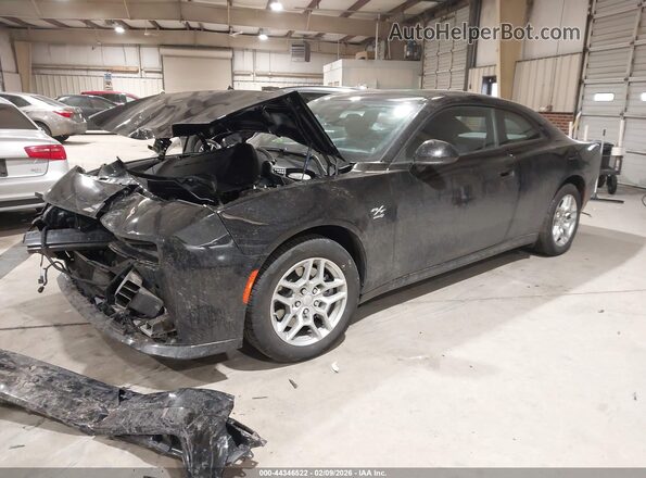 2C3CDBCK4SR537414 2025 DODGE CHARGER Черный Передняя левая четверть