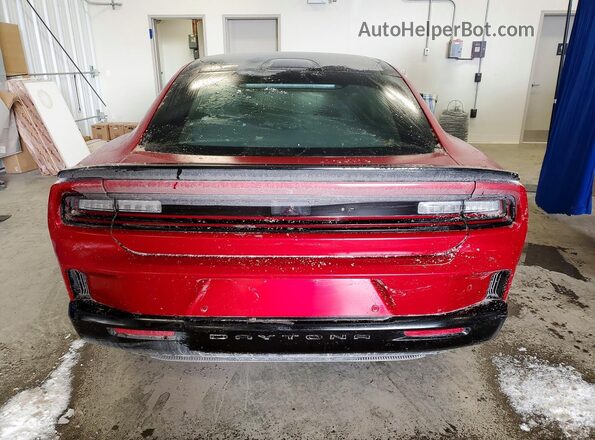 2C3CDBCK8RR205826 2024 DODGE CHARGER Красный Вид сзади