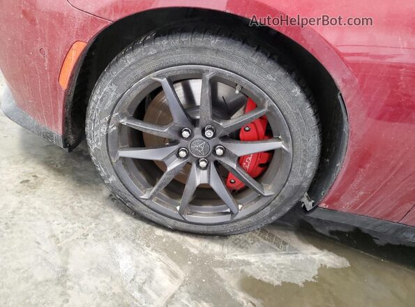 2C3CDBCK8RR205826 2024 DODGE CHARGER Красный Панорамный вид салона 360°
