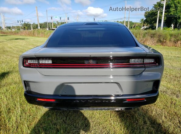 2C3CDBCK8SR536900 2025 DODGE CHARGER Серый Вид сзади