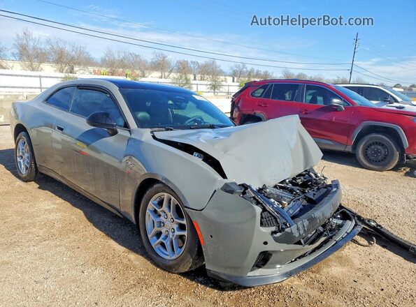 2C3CDBCKXSR536879 2025 DODGE CHARGER Gray წინა მარჯვენა
