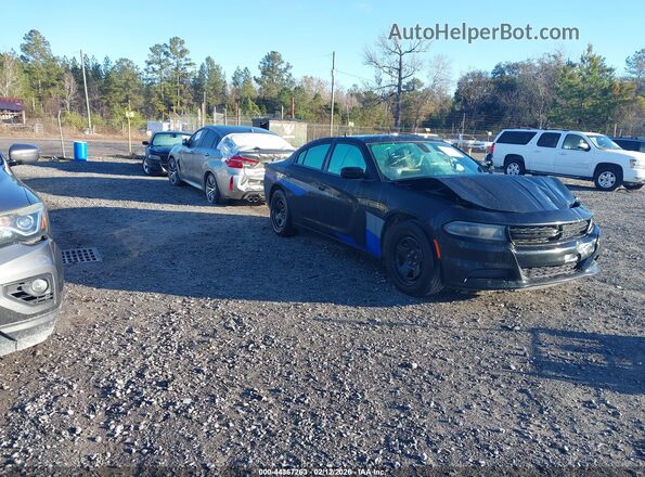 2C3CDXAT7JH339827 2018 DODGE CHARGER Черный Передняя правая четверть