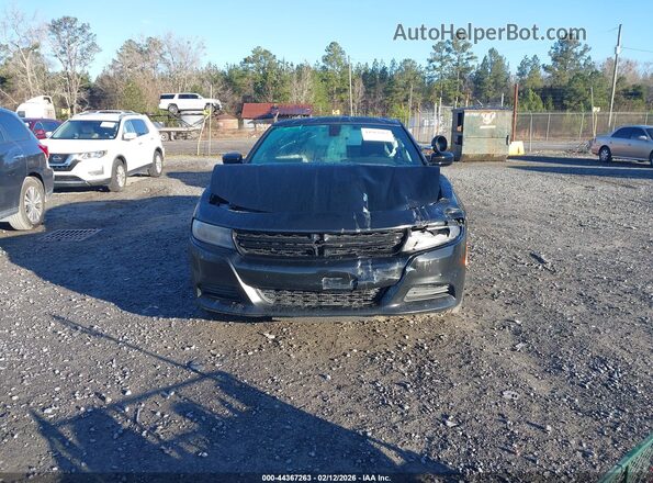 2C3CDXAT7JH339827 2018 DODGE CHARGER Черный Вид задней части салона
