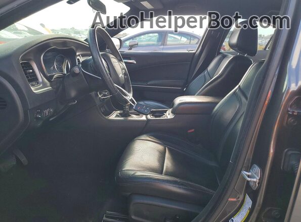 2C3CDXBG0KH711625 2019 DODGE CHARGER Угольный Вид салона спереди